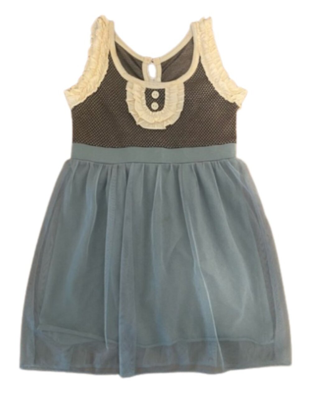 Matilda Jane Good Hart Under the Stars tulle skirt ruffle neck dress size 2 kids
